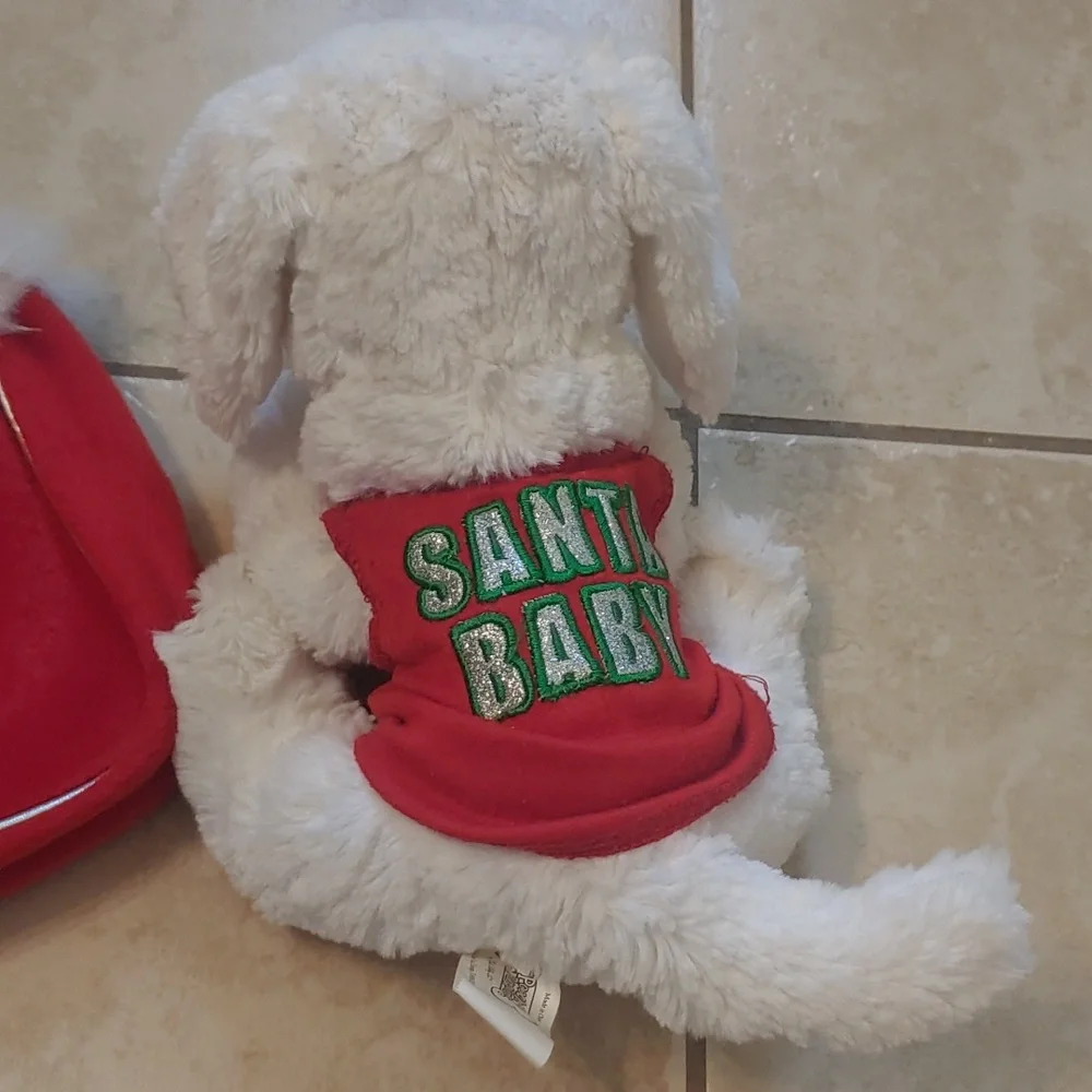 2006 Club Libby Lu Pooch Parlor Stuffed Dog With Carrier